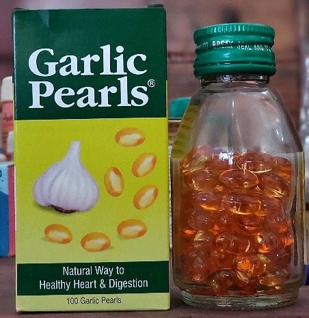 Sun Pharma Garlic Pearls – 100 Soft Capsules (Heart & Immunity Booster) - Ayurherbs and Spices - Kenya Herbal Shop
