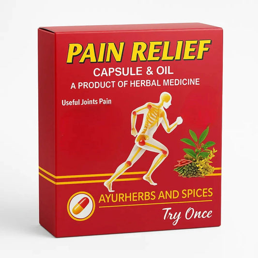 Pain Relief Capsule and Oil - Ayurherbs and Spices