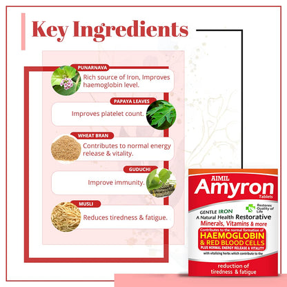 Aimil Amyron Tablets (STRIP) - Ayurherbs and Spices - Kenya Herbal Shop
