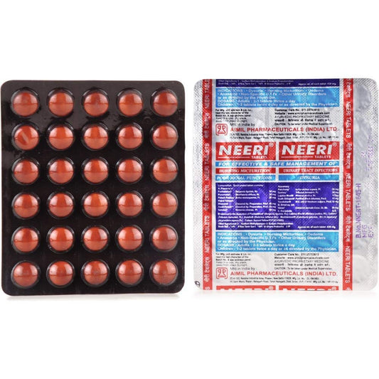 Neeri Tablets (Strip) - Ayurherbs and Spices - Kenya Herbal Shop